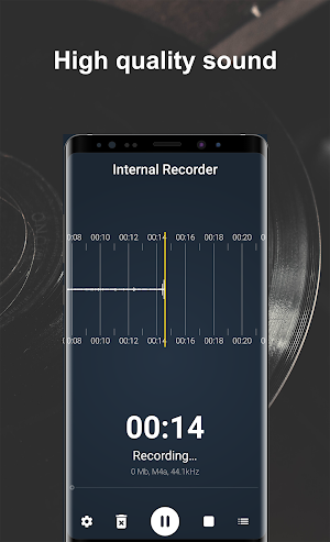 Internal Audio Record - Sound, voice Recorder Screenshot 2