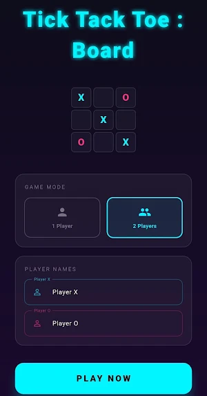 Tick Tack Toe : Board Screenshot 0