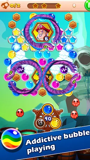 Bubble Pirates :Bubble Shooter Screenshot 2