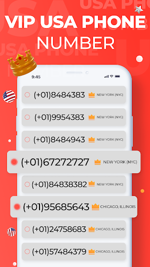 USA Phone Number Receive SMS Screenshot 1