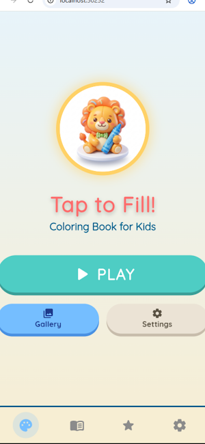 Tap to Fill Coloring Kids Game Screenshot 3