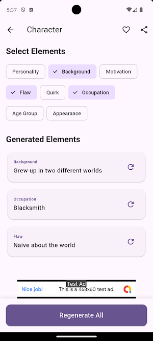 PG Writer's Block Screenshot 2