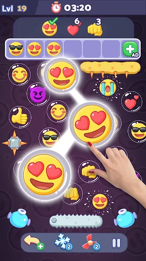 Emoji Bubble Match3 Screenshot 2