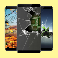 Broken Screen Prank Wallpaper