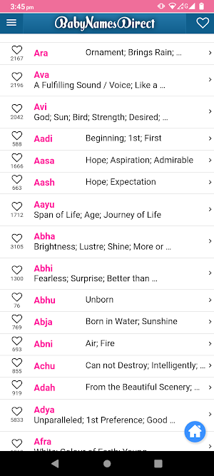 All Baby Names Screenshot 3