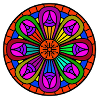 Coloring Number - Mandala