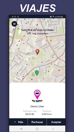 te llevo driver Screenshot 1