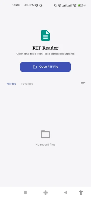RTF Reader and Viewer Screenshot 0
