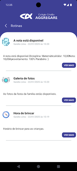 Colégio Aggregare Screenshot 3
