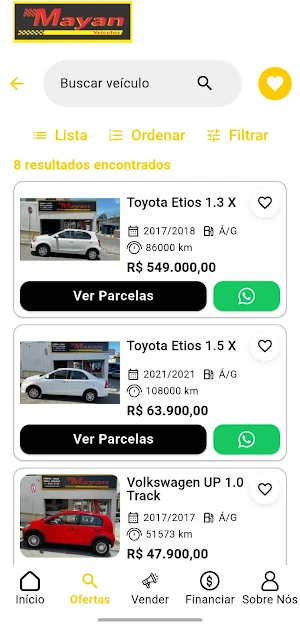 Mayan Veículos Screenshot 1