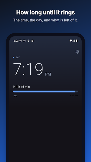 Upcoming Alarm: Next Alarm Screenshot 1