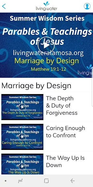 Living Water Bible Fellowship Screenshot 2