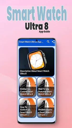 Smart Watch Ultra 8 App Guide Screenshot 3