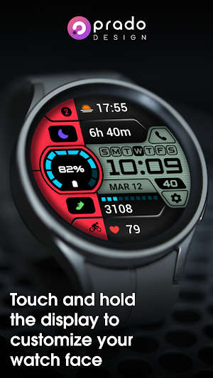 PRADO 89 Digital Watch Face Screenshot 3
