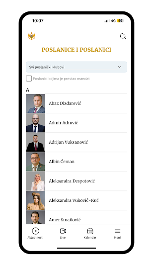Parliament of Montenegro screenshot 4