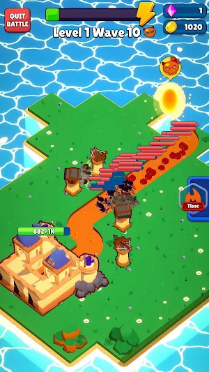 Rage Rush: Tower Defense Screenshot 1