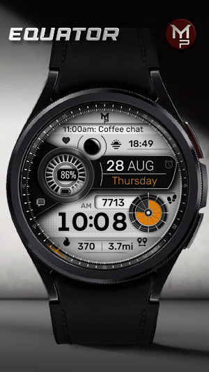 EQUATOR - Digital Watch Face Screenshot 1
