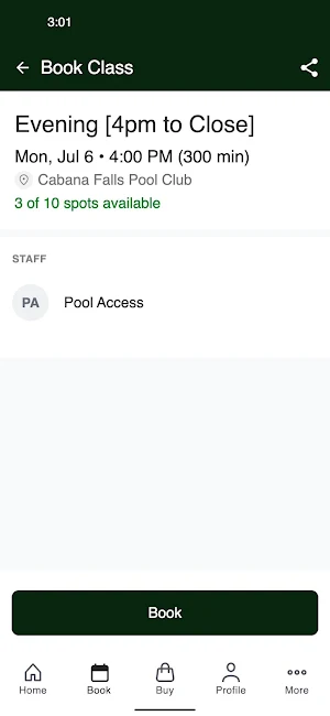 Cabana Falls Pool Club Screenshot 2