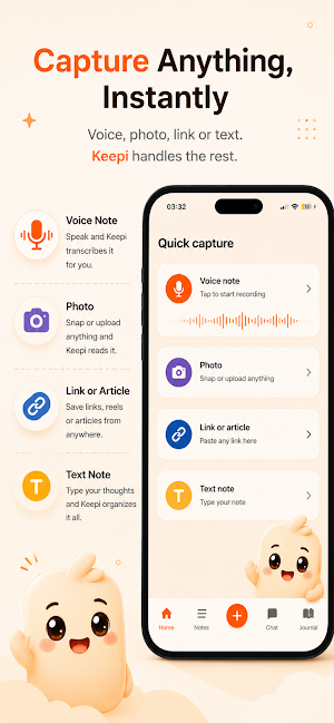 Keepi: AI Notes, Todo & Diary Screenshot 1
