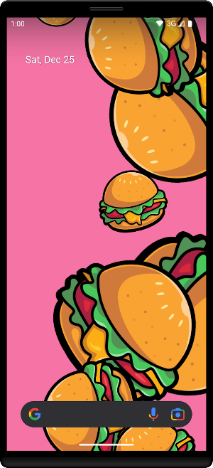 Burgers Live Wallpaper Screenshot 2