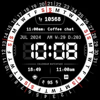 Digital Calendar Watch 095