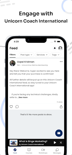 Unicorn Coach International Screenshot 1