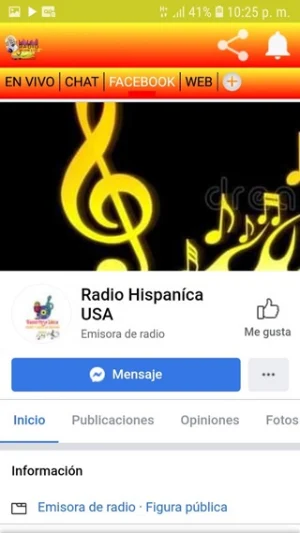 RADIO HISPÁNICA USA Screenshot 3