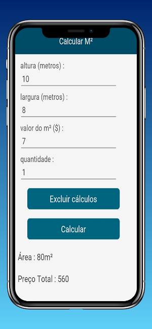Square Meter Calculator Screenshot 0