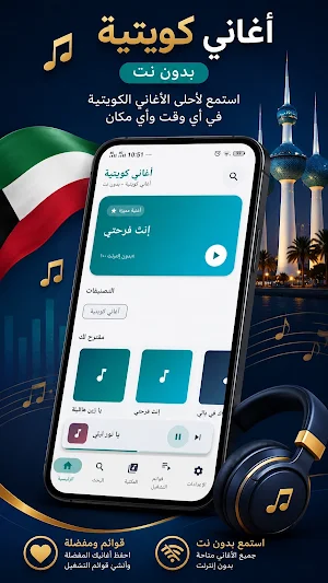 أغاني كويتية 2026 بدون نت Screenshot 0