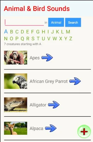 Animal & Bird Sounds Screenshot 1