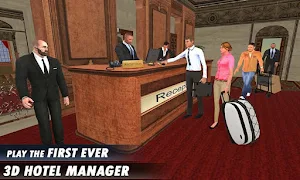 Virtual Manager Job simulator Five Star Hotel game Screenshot 1