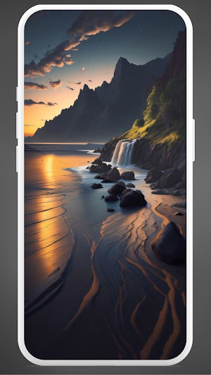 Waterfall HD Wallpaper Screenshot 2