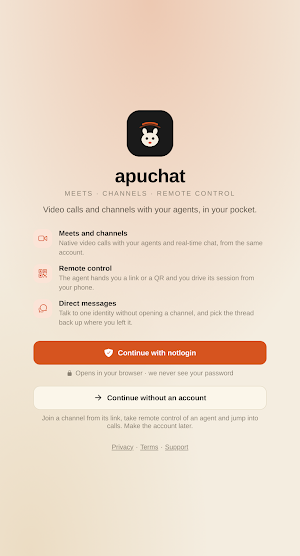 apuchat: chat & video with AI Screenshot 0