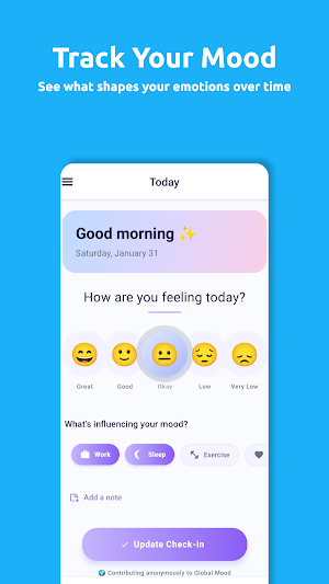 Feelr - Track how you feel Screenshot 1