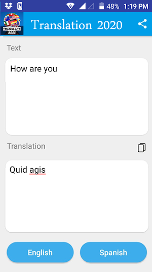 Latin to English - English to Latin Screenshot 0