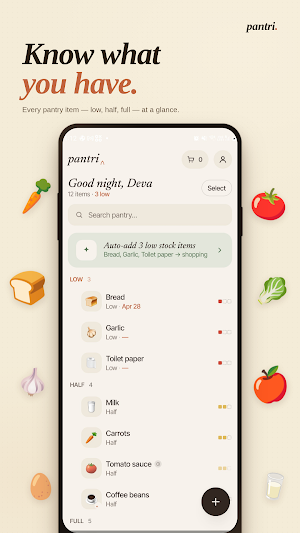 Pantri: Pantry Supply Tracker Screenshot 0