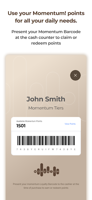 Momentum Rewards Screenshot 2