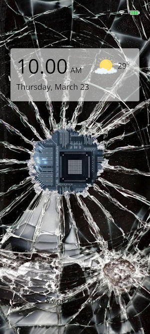 Cracked Screen Wallpaper HD 4K Screenshot 1
