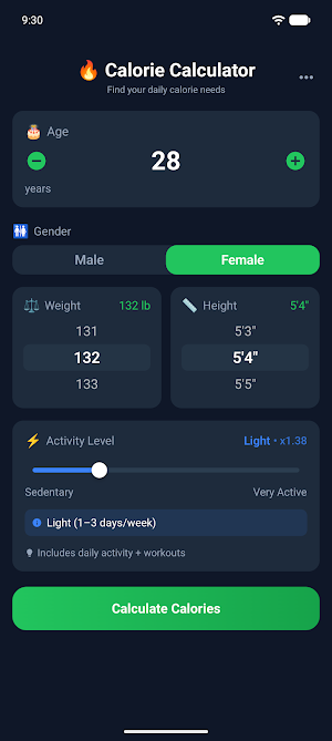 Calorie Calculator: TDEE Screenshot 2