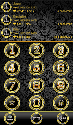 THEME GOLD DIAMONDS 2 EXDIALER Screenshot 0