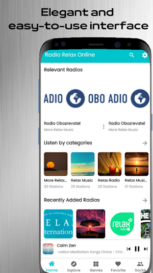 Radio Relax Online Screenshot 2