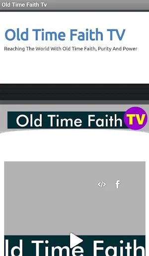Old Time Faith TV Screenshot 0