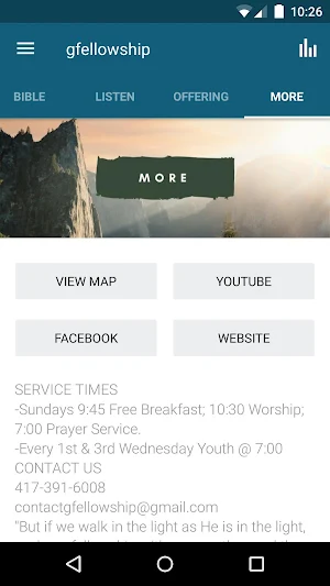 Grace Fellowship El Dorado Screenshot 2