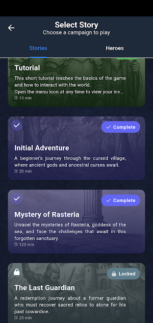 Destiny Dice: Story RPG Screenshot 1
