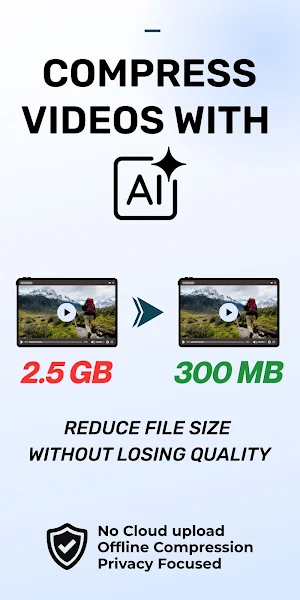 Video Compressor, Converter AI Screenshot 0