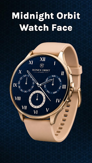 Midnight Orbit Watch Face Screenshot 1