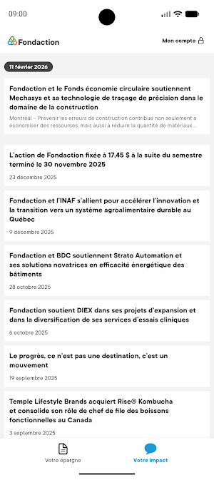 Fondaction Screenshot 1