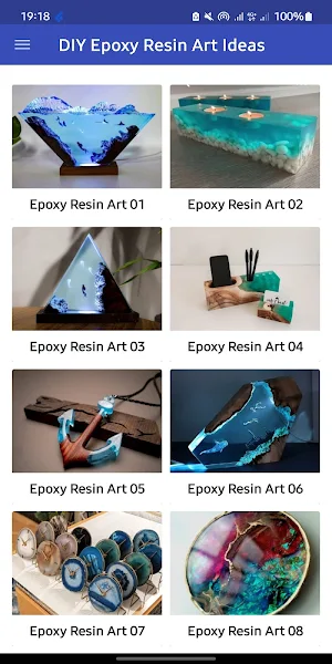 DIY Epoxy Resin Art Ideas Screenshot 0