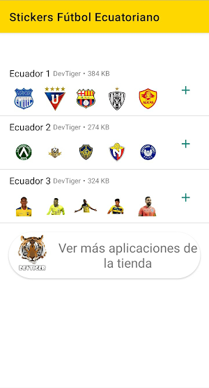 Stickers de Fútbol Ecuatoriano Screenshot 3