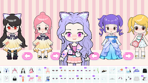 Doll Makeup: Makeover Dress up Screenshot 1